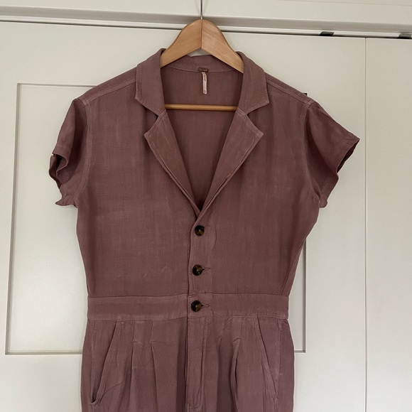 Free People Margot Short Sleeve Coverall - Picture 5 of 10